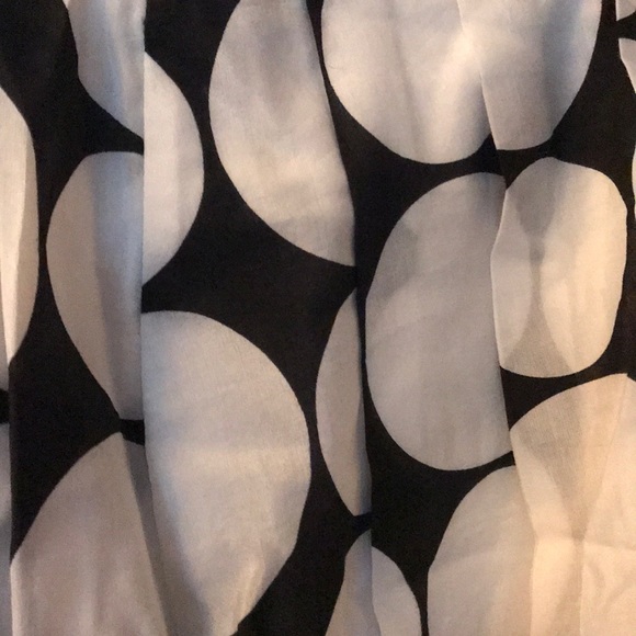 Anne Klein Cotton Black & White Skirt - Picture 2 of 3
